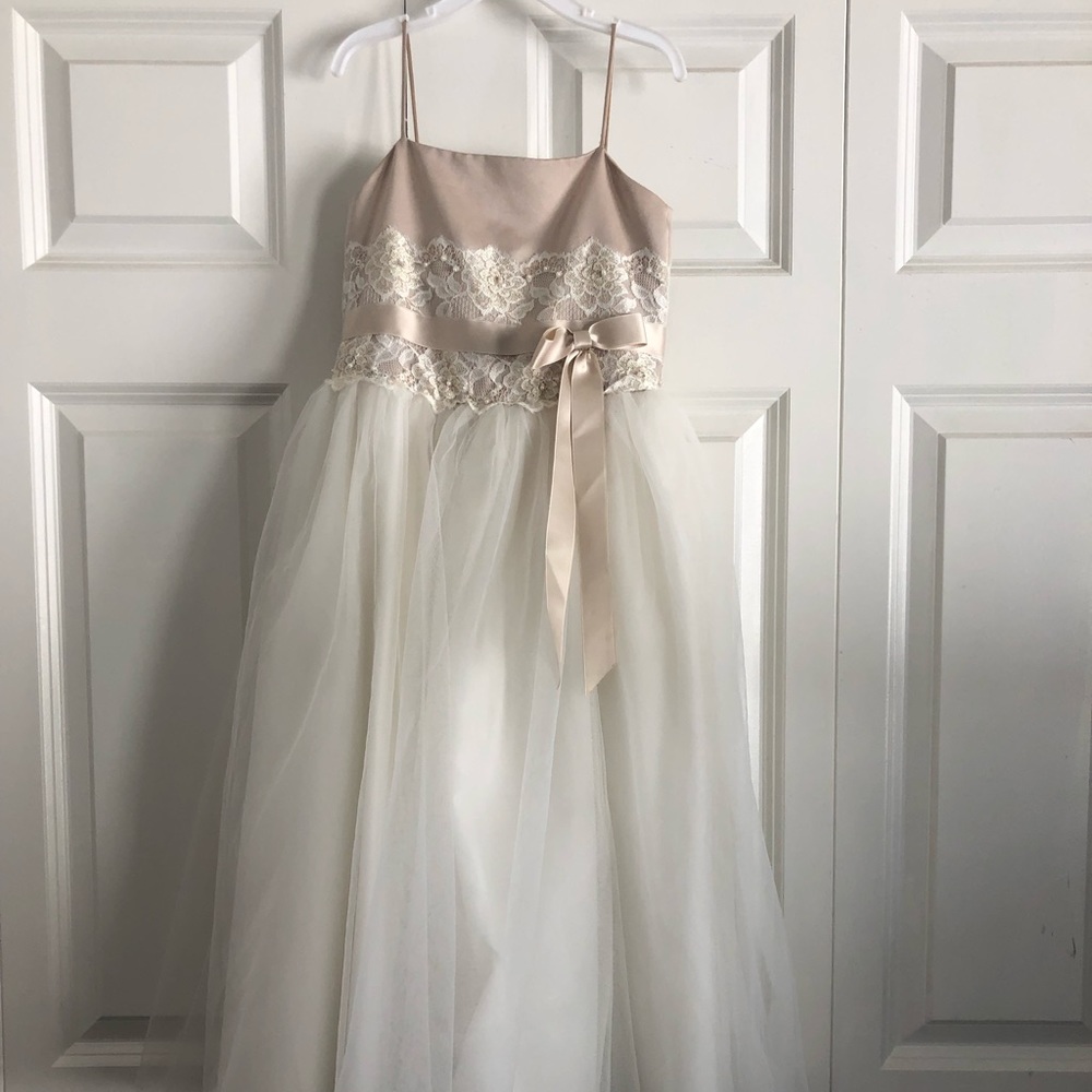 David's Bridal Junior Bridesmaid Dress